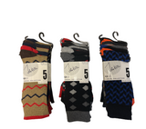 Truckload of MEN 5 PACK JHON WEITZ DRESS SOCKS (1200 PACKS OF 5 )