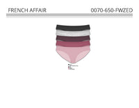 FRENCH AFFAIR 5 PACK PANTY , $5.00 EACH