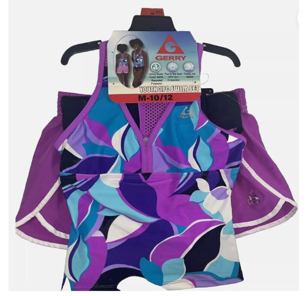 GERRY BIG GIRLS 3PC SWIM SET,$6.00 EACH