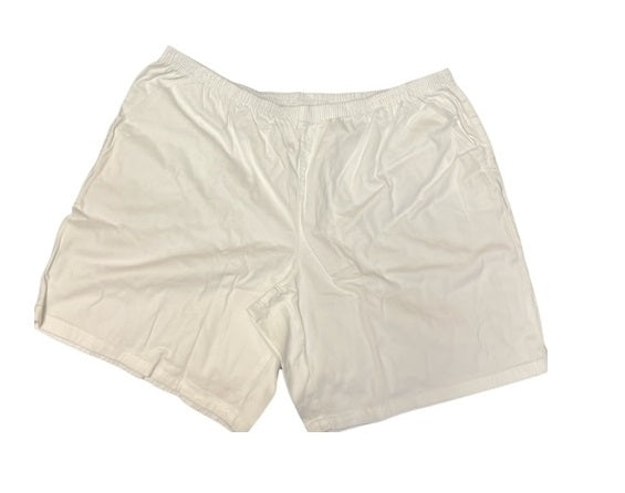 Just My Size Stretch Denim wHITE  2-Pocket Pull-On Shorts ,$ 3.00 EACH