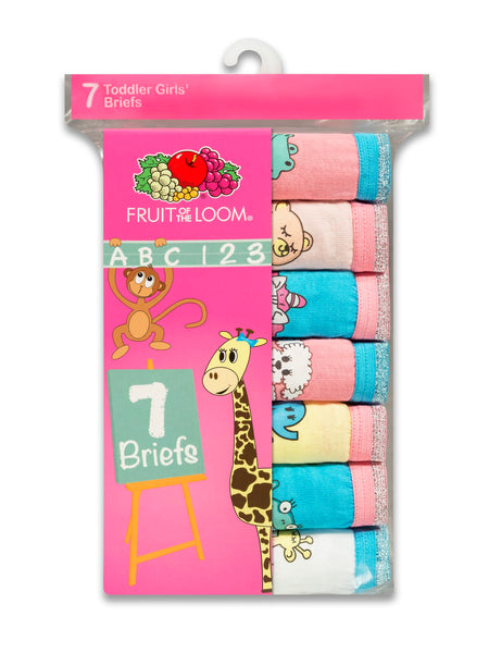 Fruit of the Loom Girl's Toddler Brief (Pack of 7), $ 3.50 A PACK