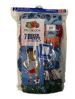 FRUIT OF THE LOOM 7 PACK BOYS TODDLER BOXER BRIEFS,$6.00 A PACK