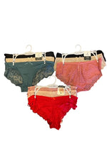 FRENCH AFFAIR 3 PACK ASST LACE STYLE PANTY, $3.00 EACH