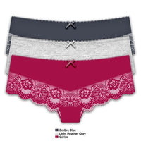 FRENCH AFFAIR 3 PACK LADIES LACE UNDERWEAR,$ 2.50 A PACK