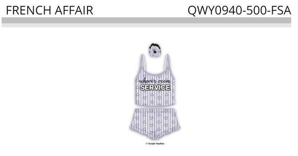 FRENCH AFFAIR WOMEN 2PC SLEEP WEAR SET, $3.50