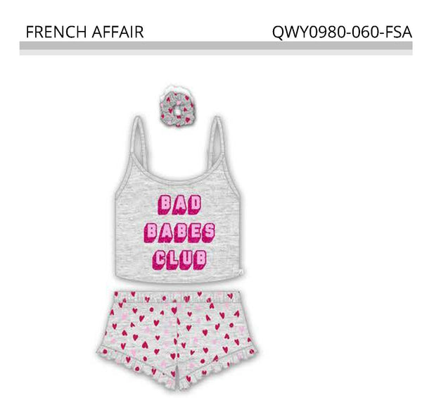 FRENCH AFFAIR WOMEN 2PC SLEEP WEAR SET, $3.50