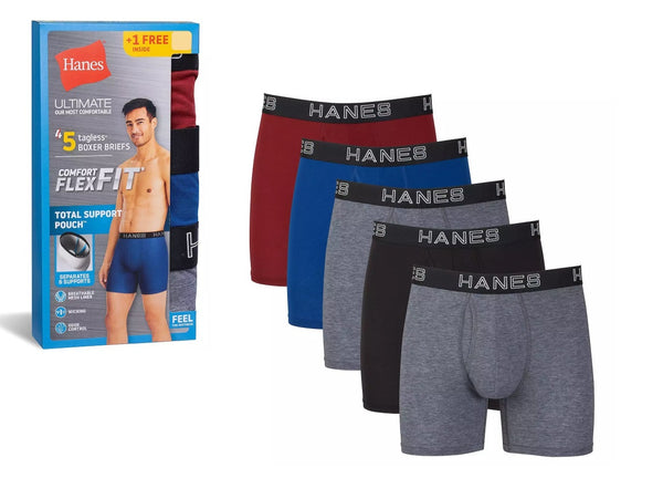 5PK Men's Hanes® Ultimate Total Support Pouch ComfortFlex Fit, $9.00 A PACK