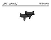 WAIST WATCHER BLACK CONTROL THONGS PANTY, $5.00 EACH