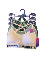 AEROPASTEL 3PK LADIES SPORTS BRA,$5.00 EACH