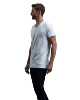 5 PACK BVD 1 ST Q  MEN WHITE V- NECK, $10.00 A PACK