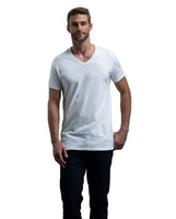 5 PACK BVD 1 ST Q  MEN WHITE V- NECK, $10.00 A PACK