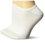 7 PACK HANES 1ST Q WOMEN NO SHOW WHITE SOCKS, $3.00 A PACK