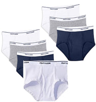 7 PACK FRUIT OF THE LOOM BOYS BRIEFS,  $6.00 a Pack