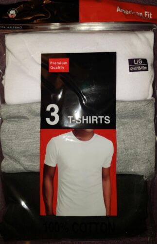 3 PACK AMERICAN FIT MEN COLOR CREW NECK $ 4.50 A PACK