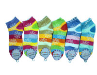 3 PACK LADIES COMPUTER ANKLE SOCKS, $1.00 A PACK