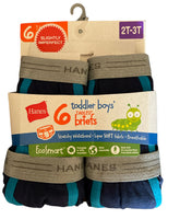 6 PACK HANES TODDLER BOYS BRIEFS $4.00 a Pack