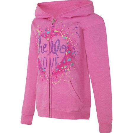 Hanes Girls Graphic Fleece Hoodie ,$ 3.00 EACH