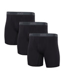 3 PACK  BVD 1ST Q MEN BLACK BOXER BRIEFS,$6.50 A PACK