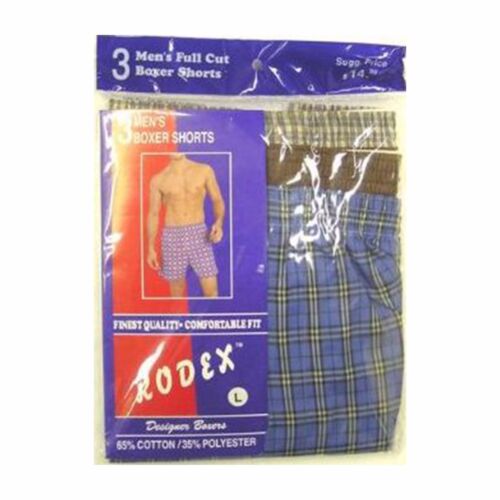 3 PACK MEN RODEX BOXER SHORT,$3.50 A PACK