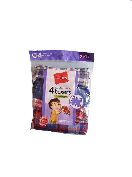 4PK 1ST Q HANES TODDLER BOXER SHORT, $3.50 A PACK