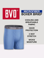 3 PACK  BVD 1ST Q MEN BOXER BRIEFS,4 WAY STRETCH ,$6.50 A PACK